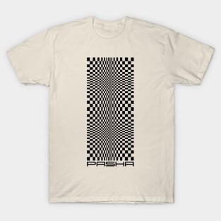 The iconic sportscar op-art fabric pattern (in black) T-Shirt